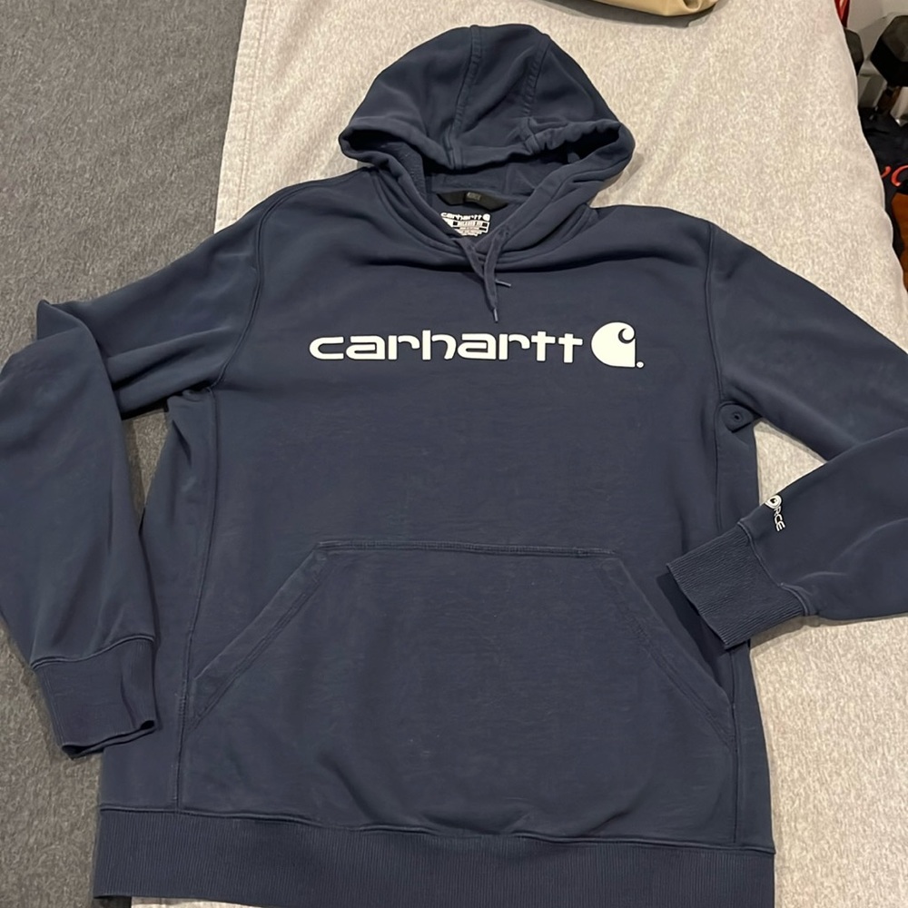 Mens carhartt medium hoodie sweatshirt. Relaxed fit